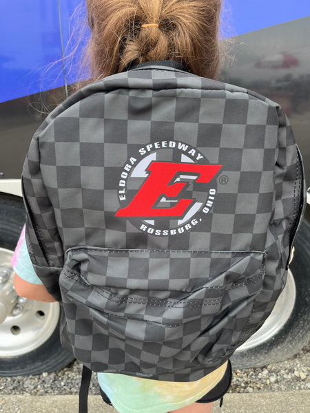 Eldora Speedway Checkered Logo Backpacks