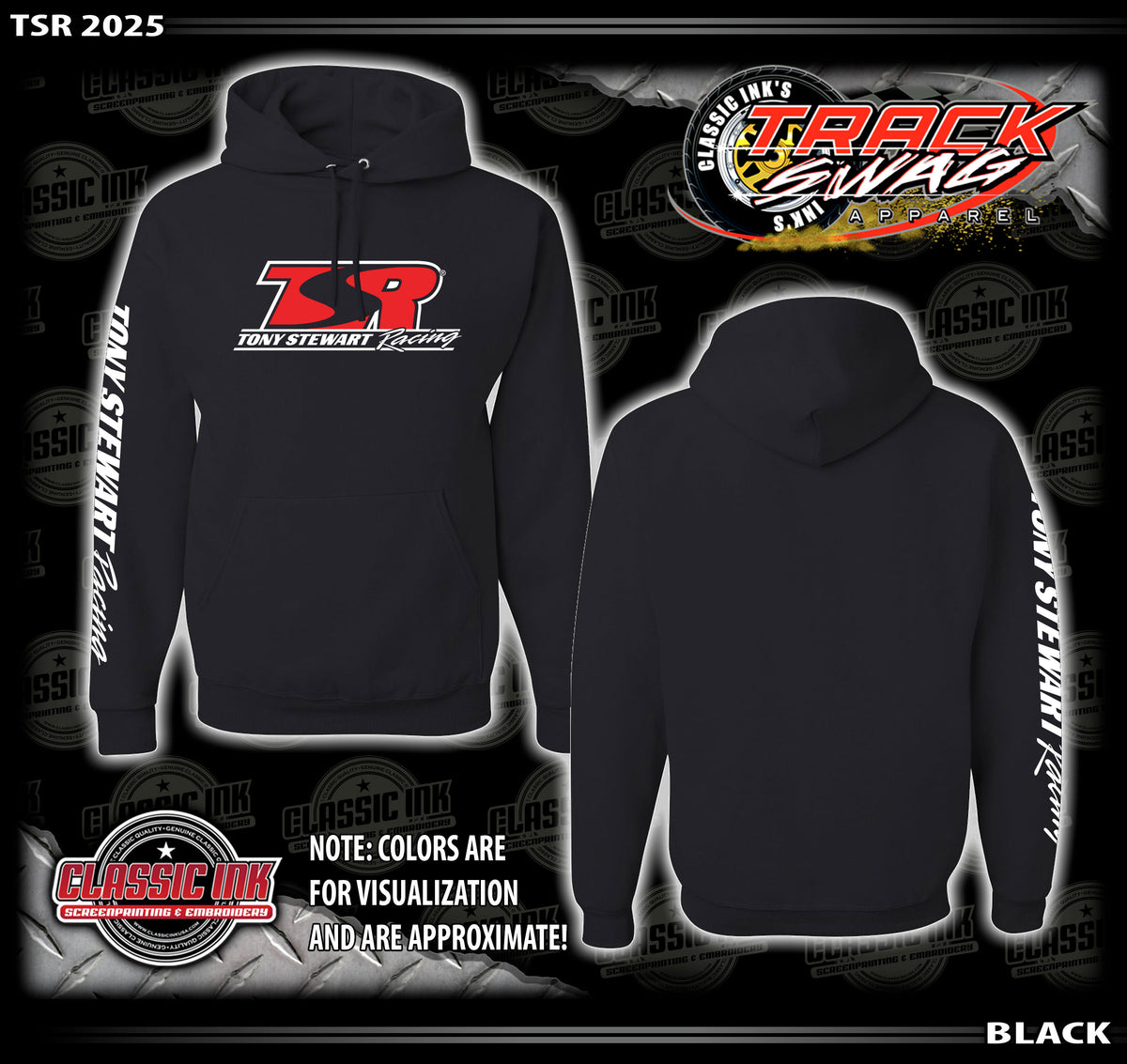 2025 Tony Stewart Racing Logo Hood Tony Stewart Store