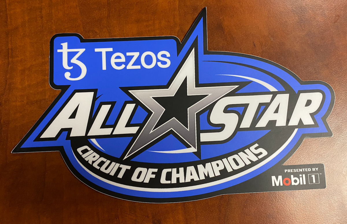 Tezos All Star Circuit of Champions Series Wing Panel Decal Tony