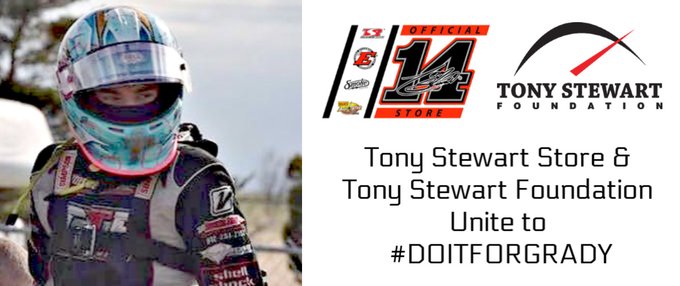 Tony Stewart Store & Tony Stewart Foundation Unite to #DOITFORGRADY