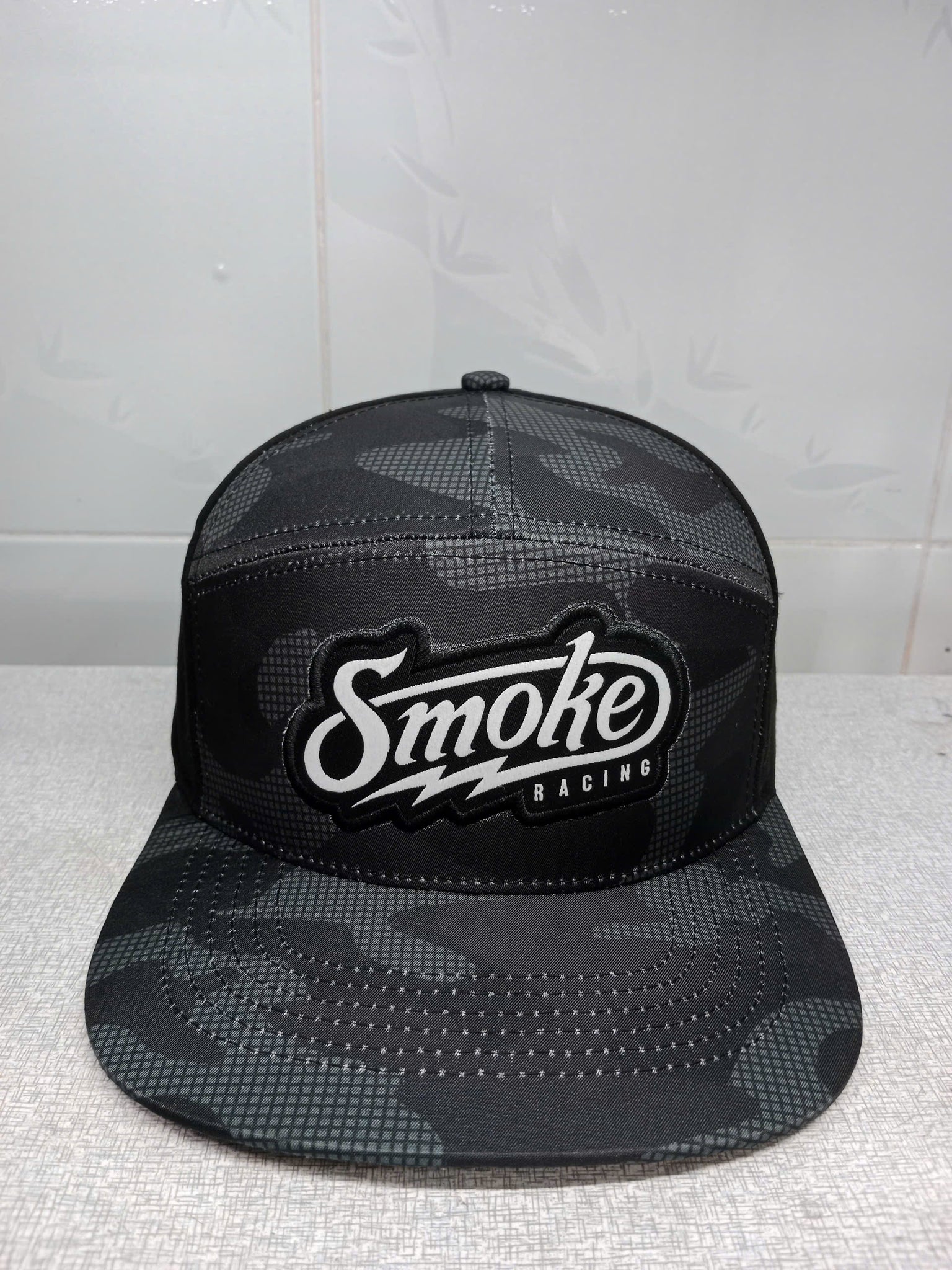 Smoke Racing 7-Panel Snapback