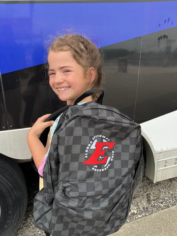 Eldora Speedway Checkered Logo Backpacks