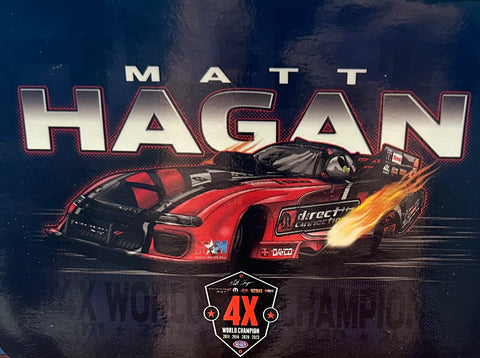 Matt Hagan 4x Car Decal
