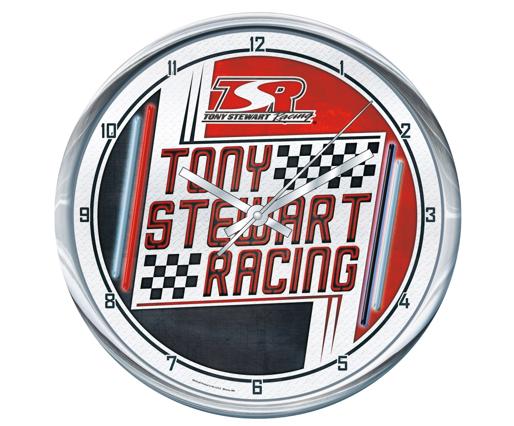 Tony Stewart Racing Chrome Clocks