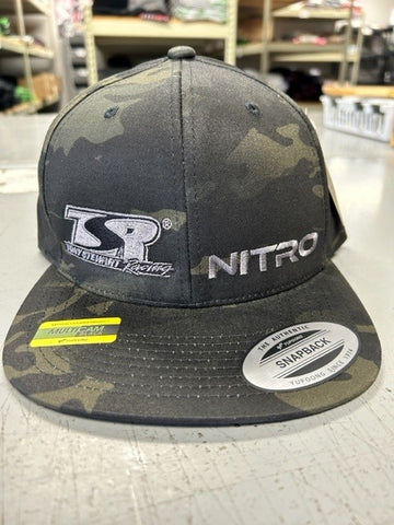 TS TRAILER - TSR Nitro Black Camo FlatBill Adjustable