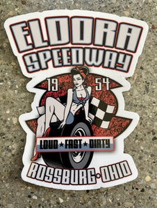 Eldora Speedway 2023 Pin Up Decal