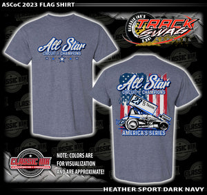 All Star Circuit of Champions American Flag Design