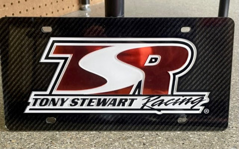 TSR Carbon Acrylic License Plate
