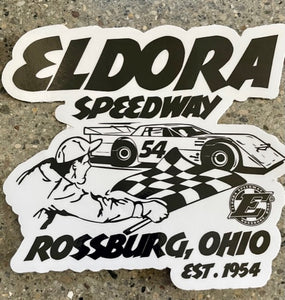 Eldora Speedway Late Model Flagman Decal
