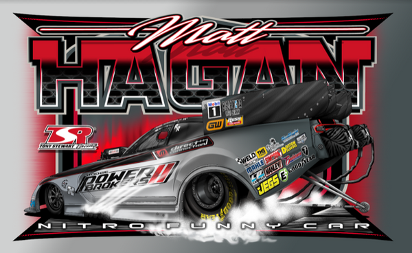 Matt Hagan Funny Car Flag