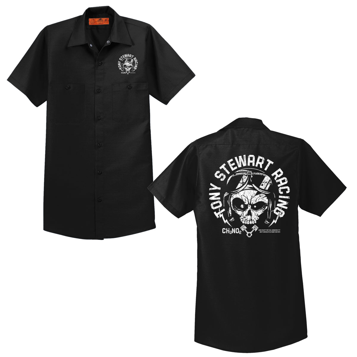 TSR Nitro Skull Crew Shirt – Tony Stewart Store