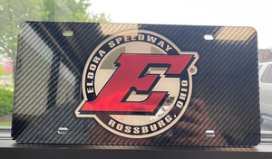 Eldora Speedway Carbon Acrylic License Plate