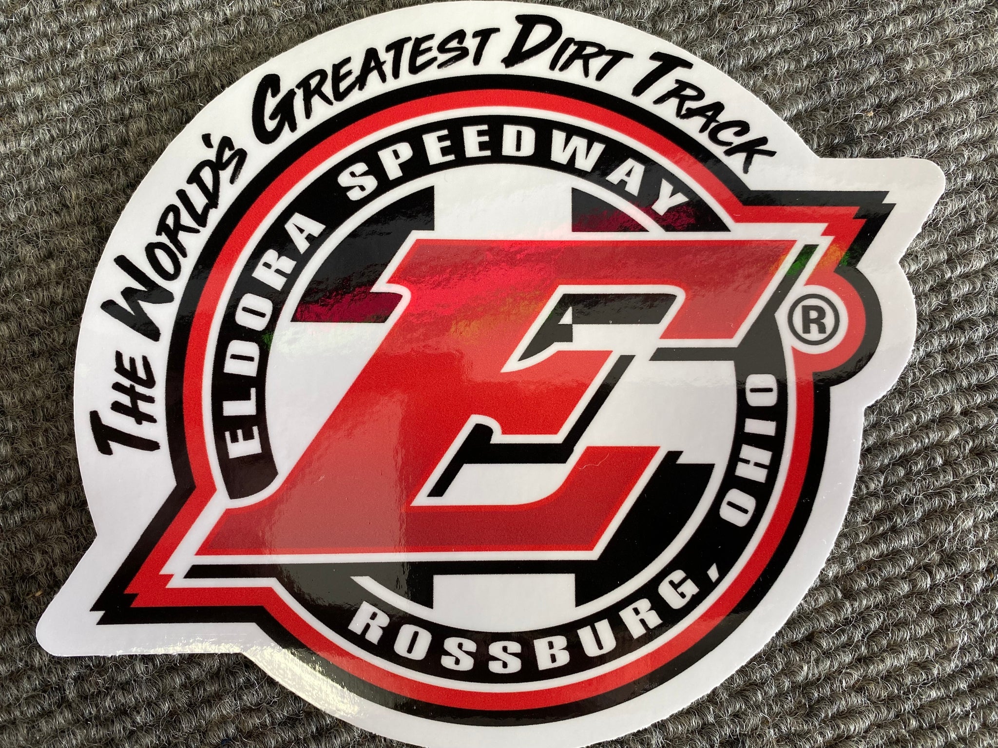 The Big E Circle Decal